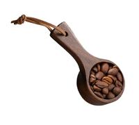 Scoop Di Caffè In Legno - Cucchiaio Di Misurazione In Noce Nera, Manico Lungo E Manico Corto | Spatola Di Fagioli Di Caffè In Legno Per Tè, Zucchero, Condimento, Farina, Uso Del Campeggio, Accessorio
