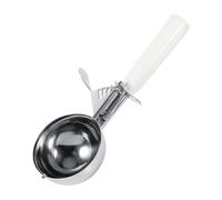 Scoop di gelato, cucchiaio da da 6,5 cm in acciaio inossidabile strumenti da con manico in plastica per cibo, pasticceria, latte, latte, torta (8 cm)