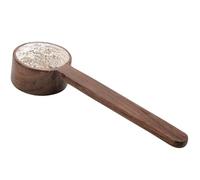 Scoop di misurazione del caffè in noce - Misurazioni della maniglia Misurazione del caffè | Design cucchiaio di caffè in legno | Accessori per per la casa per le case in ufficio via