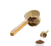 Scoop Per Alimenti Per Animali Domestici Per Manico In Legno - Misurazione Di Con Design A Clip, Cucchiaio Da Alimentazione Per Gatti E Cani Durevoli, Strumento Di Controllo Delle Porzioni Accur