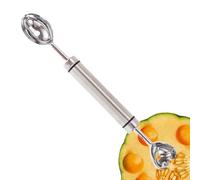 Scoop per ballare di anguria, scoop di frutta e palla, scoop di ballare di anguria a doppia testa, di melanzana Sorbet Ball Spoon in acciaio inox per burro