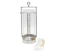 Scoop per campioni d'acqua con contrappeso, Campionatore d'acqua in acciaio inossidabile for il campionamento della qualità dell'acqua da 0 a 30 m di profondità con accessori di diverse dimensioni(1L)