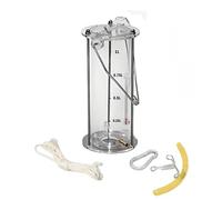 Scoop per campioni d'acqua con contrappeso, Campionatore d'acqua Monitoraggio ambientale Diverse dimensioni Confezione da 1 set Profondità 30 m Plastica rinforzata(0.88gal/4L)