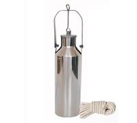 Scoop per campioni d'acqua con contrappeso, Campionatore di acqua e olio in acciaio inossidabile argento 300 ml