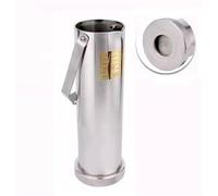 Scoop per campioni d'acqua con contrappeso, Campionatore portatile di acqua e olio in acciaio inossidabile/rame multicolore, diverse dimensioni(Silver,500 mL/16.9fl oz)
