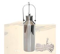 Scoop per campioni d'acqua con contrappeso, Campionatore portatile for acqua e liquidi in acciaio inossidabile/rame multicolore, diverse dimensioni(1000 mL/33.8fl oz)