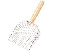 Scoop Per Lettiera - Pooper Scooper Metal | Cat Litter Scoop | Scoop Di Cacca Di Metallo Pesante Con Pala Di Setacciatura Profonda | Design Senza Piegatura Con Gancio Per Una Facile Memoria