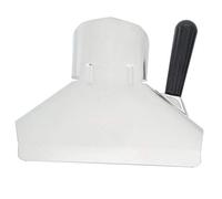 Scoop per popcorn per cibo, in acciaio inox 304, impugnatura antiscivolo, grande testa per scarpiera anteriore e bocca da imballaggio posteriore piccola, 19,6 x 22,7 x 8,7 cm, per l'uso in cucina