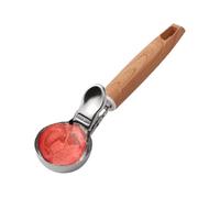 Scoop per robusto, cucchiaio per in acciaio inossidabile,Scoop per pasta per biscotti in acciaio inossidabile | Smaltimento della palla di frutta, gadget per il controllo delle porzioni