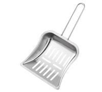 Scooper Per Cacca In Acciaio Inossidabile - Scoop Per Gatti In Metallo Pesante | Lavastoviglie Sicuro | Resistente Alla Ruggine | Scooper Per Le Lettiere | Scasso Di Cane | Panne Alimentari |