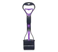 Scooper per escrementi di cani 18 Manico lungo Scooper portatile per escrementi di cane Materiale ad alta resistenza Strumento per raccogliere la cacca di cane Giardini Prati Erba
