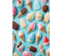 Scoops & Scribbles: A 6" x 9" Ice Cream Notebook for Sweet Ideas