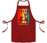 Scoot Life Scooter Moto Grembiule In Cotone 100% Biologico