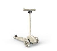 Scoot & Ride Highwaykick 3S LED Monopattino per Bambini - Ash | Altezza Regolabile, Pieghevole, Ruote Luminose, Età 3+