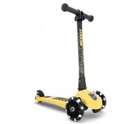 Scoot & Ride Highwaykick 96358 - Monopattino a 3 LED, in plastica/metallo, dimensioni: ca. 55 x 15 x 24 cm, colore: Giallo