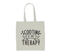 Scootare È La Mia Terapia - Borsa In Tela - Scooter Elettrico