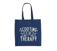Scootare È La Mia Terapia - Borsa In Tela - Scooter Elettrico