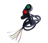 Scooter 7/8 "Manubrio Avvisatore Acustico Indicatori Di Direzione Luci Interruttore Controller Interruttore Manubrio Parti Modificate Moto Interruttore di controllo del manubrioï