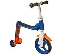 Scooter And Ride SARBABYP_G - Monopattino 2 in 1, Unisex, per Bambini, Colore: Blu/Arancione