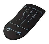 Scooter Belly Trainer Scooter Allenatore muscolare addominale con pad e maniglie di comfort, Rullo addominale Perfect, Wheelt Set Be Addominal Muscolo adatto a principianti e professionisti