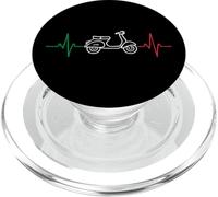 Scooter Ciclomotore Italia Bandiera Battito cardiaco PopSockets PopGrip per MagSafe