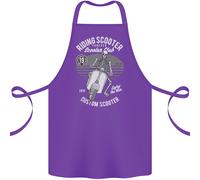 Scooter Club Moto Motocicletta Teschio Cotone Grembiule 100% Biologico