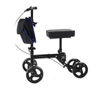 Scooter con Ginocchiera Regolabile Orientabile con Massima stabilità e Controllo per il Recupero Infortuni Al Piede, Leggero e Robusto, Manubrio Regolabile e