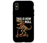 Scooter di Halloween Dinosaur Trex Skeleton: ecco come rotolo Custodia per iPhone X/XS