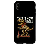 Scooter di Halloween Dinosaur Trex Skeleton: ecco come rotolo Custodia per iPhone XS Max
