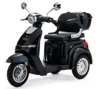 VELECO Cristal Scooter elettrico 3 ruote Disabili Anziani 12 km/h 1000W NERO