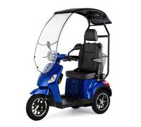 Scooter elettrico a 3 ruote Draco con tettuccio e sedile capitano 800 W VELECO