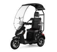 Scooter elettrico a 3 ruote Draco con tettuccio e sedile capitano 800 W VELECO