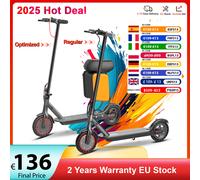 Scooter elettrico a doppio freno con custodia per sedile Motore potente da 350 W Velocità elevata 31 km/h sull'APP 36 V Pneumatico da 8,5 pollici Escooter per adulti Regular Version
