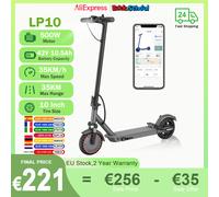 Scooter elettrico AOVOPRO LP10 500W 42V 10.5Ah 35KM/H 35KM Lungo raggio 10 pollici con assorbimento degli urti EScooter pieghevole intelligente TX01(36V7.8Ah/350W/31KM/H/25KM)