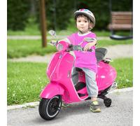 Scooter elettrico autorizzato rosa 108x49x75 cm per bambini di 3-6 anni