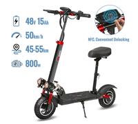 Potente scooter elettrico da 800 W 48 V 15 Ah Velocità massima 50 km/h Portata 50 km Pneumatici da N3LMAX RED