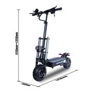 Scooter elettrico E5B muslimpieghevole scooter elettrico fuoristrada veloce 11 pollici 85 km/h scooter elettrico 6000W60V40AH