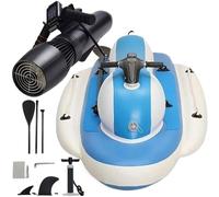 Scooter elettrico gonfiabile 2 in 1 pieghevole jet ski e subacqueo con motore brushless da 500 W, tempo di guida 130 minuti, batteria 10000 mAh - 10 km/h, adatto per adulti e immersioni subacquee
