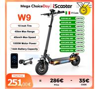 IScooter i10Max 10 pollici Scooter elettrico 750W 18Ah doppio assorbimento degli urti Scooter per i10max