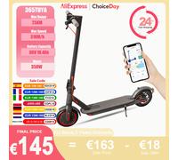 Scooter elettrico JUICEASE 365TUYA Portata 25KM fino a 31KM/H 350W Motore potente Smart APP Scooter pieghevole per adulti da 8,5 pollici 365TUYA