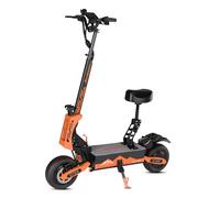 Scooter elettrico per adulti ad alta potenza 6000W 60V 40AH 11 pollici vuoto fuoristrada pneumatico lunga resistenza 120 km velocità 90-100 km1h con sedile du 6000W60V40AH