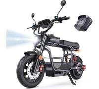 Scooter elettrico per adulti iScooter DX5 con sedile, motore da 1500 W, batteria 48 V 15,6 Ah, 15 pollici - Nouvo