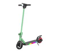 Scooter elettrico per bambini di età compresa tra 8 e 12 anni, livello della batteria a LED, con acceleratore manuale, motore da 130 W, 8 MPH (gamma 5/10 miglia), fino a 40 minuti, luci LED colorate