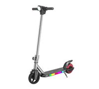 Scooter elettrico per bambini di età compresa tra 8 e 12 anni, livello della batteria a LED, con acceleratore manuale, motore da 130 W, 8 MPH (gamma 5/10 miglia), fino a 40 minuti, luci LED colorate