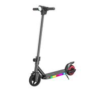 Scooter elettrico per bambini di età compresa tra 8 e 12 anni, livello della batteria a LED, con acceleratore manuale, motore da 130 W, 8 MPH (gamma 5/10 miglia), fino a 40 minuti, luci LED colorate
