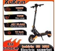 Scooter elettrico pieghevole Kukirin G2 MAX 1000W 48V 20.8Ah 10 pollici fuoristrada velocità 55 km/h portata 70 km Kukirin G2 MAX