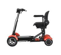 Scooter Elettrico Pieghevole Per Anziani Con Batteria A Lunga Durata, Piccola Auto Per Adulti A Quattro Ruote Con Batteria Ad Alta Potenza, Intelligente E Confortevole red,20A