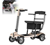 Scooter Elettrico Portatile,Scooter Elettrico A 4 Ruote,Scooter Elettrico Pieghevole,Batteria Rimovibile,Capacità Di Carico 125 Kg/275 Libbre,Per Anziani Disabili 20ah