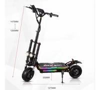 Scooter elettrico Q12plus 6000W-60V-38AH Scooter elettrico 85 km/h Resistenza 100 km Scooter elettrico fuoristrada da strada 4200W-52V-15AH