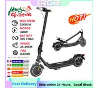 Scooter elettrico RCB, potente motore da 300 W, pneumatico da 8,5", velocità massima 25 km/h, scooter elettrico pieghevole a lungo raggio 23-29 km per adulti, 3 modalità